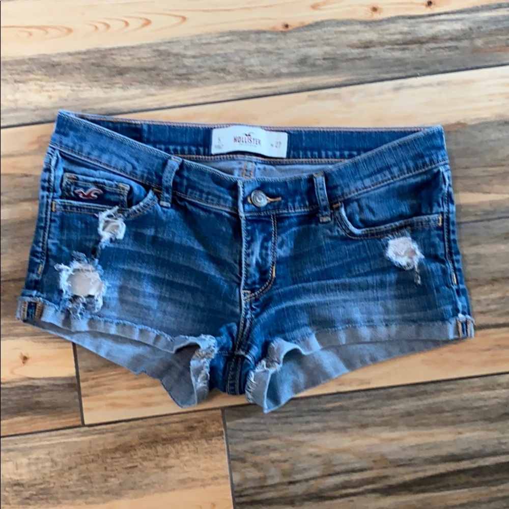 Hollister jean shorts